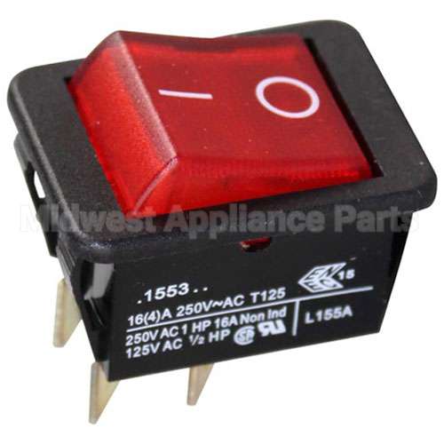 L155AL Compatible Cecilware Switch, Rocker(On/Off, Lgh, Red)