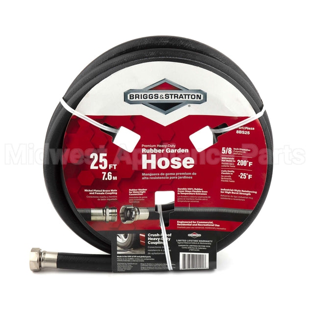 8BS25 Briggs & Stratton 25' Premium Rubber Hose