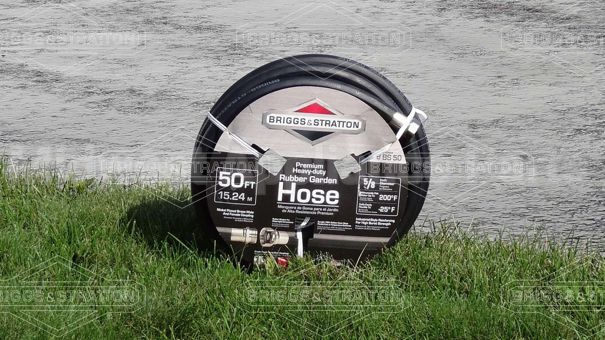 8BS50 Briggs & Stratton 5/8 X 50' Rubber Garden Hose