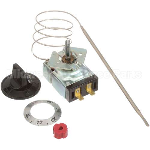 00-352492-1 Compatible Hobart Thermostat W/ Dial Kxp, 3/16 X 6-1/2, 24