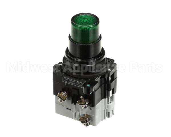 2EP01-25A0015 Cleveland Green Illuminated Push Button,