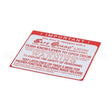 90055DECAL Compatible Kason Safeguard Decal