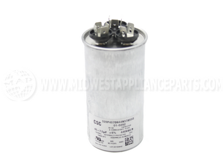 01-0292 Nordyne 40/7.5Mfd 440V Dual Capacitor