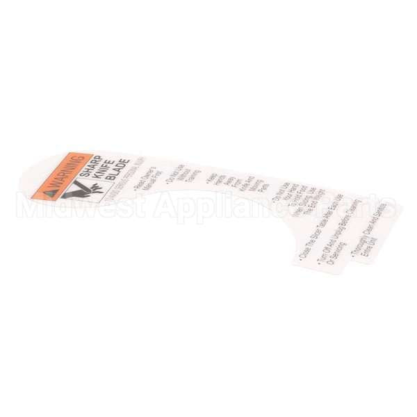 910242 Compatible Globe Slicer Warning Label