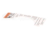 910242 Globe Slicer Warning Label Nsf8