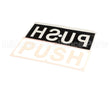91229000161 Kason Glow Push Panel W/Label
