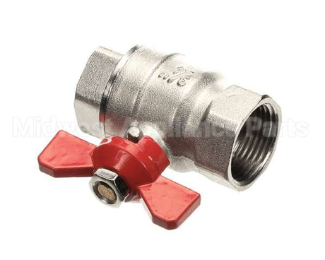 9171008 Fri-Jado Ball Valve Threaded 3/4" (F-F) Brass Chr