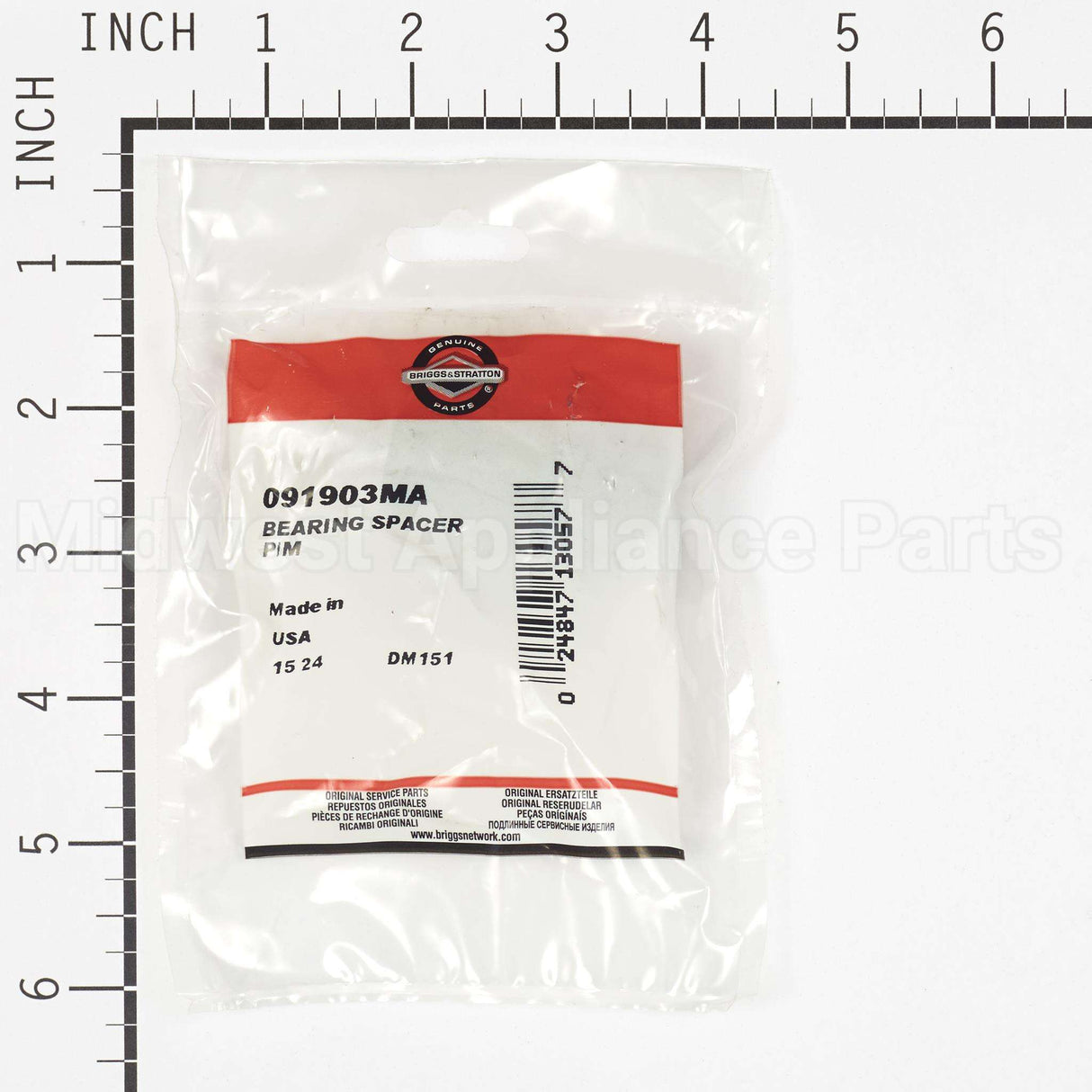 91903MA Briggs & Stratton Bearing Spacer P/M