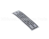 920196 Globe Carriage Tilt Label