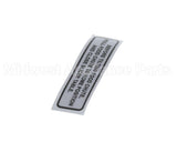 920196 Globe Carriage Tilt Label