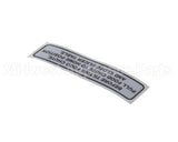 920196 Globe Carriage Tilt Label