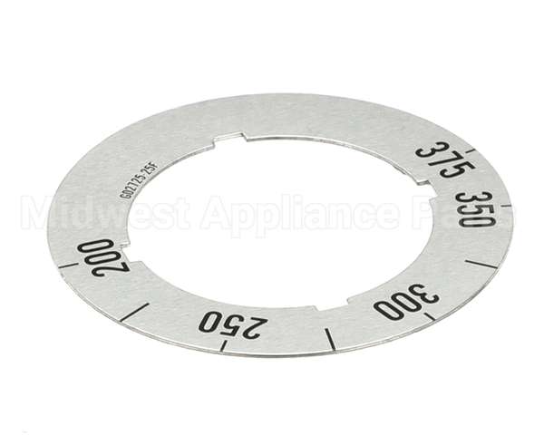 G0272525 Garland Dial Insert 200F-375F