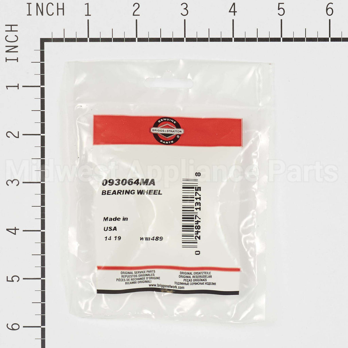 93064MA Briggs & Stratton Bearing Wheel