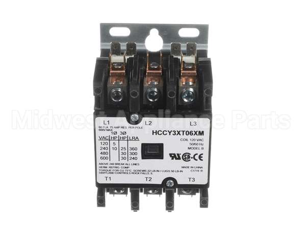 9349-120 Crown Steam 3 Pole, 60 Fla, 75 Amp 120V