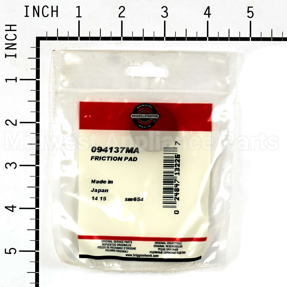 94137MA Briggs & Stratton Friction Pad