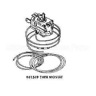 941549 Whirlpool Therm & Barrier Assy