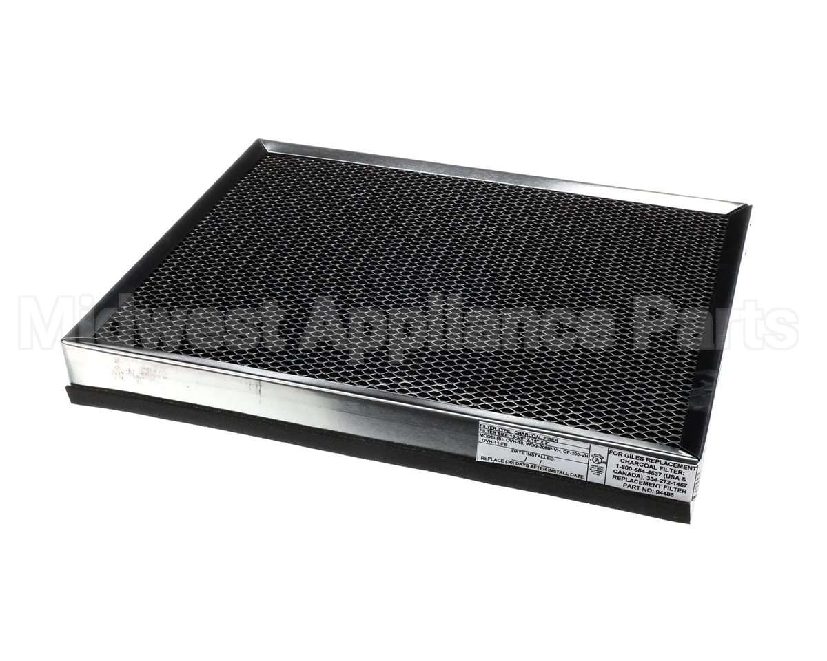 94486 Giles Filter Assembly, Charcoal Fiber,16X12-3/