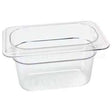 94CW-135 Compatible Cambro Pan Poly Ninth X 4 -135 Clear Qd