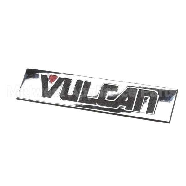 957916-00001 Compatible Hobart Nameplate, Vulcan, 7-1/4