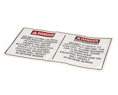 96618 Henny Penny Operation Hazard Label