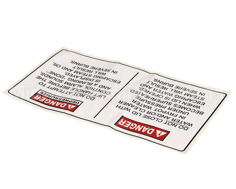 96618 Henny Penny Operation Hazard Label