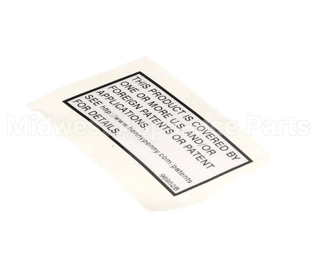 96952 Henny Penny Label-Patent, General