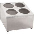 97240 Compatible Vollrath Holder, Flatware, 4 Cylinder, Ss
