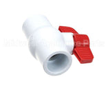 DOP00008 Delfield Valve,1Dia,Pvc,Ball