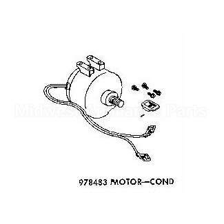978483 Whirlpool Motor-Cond