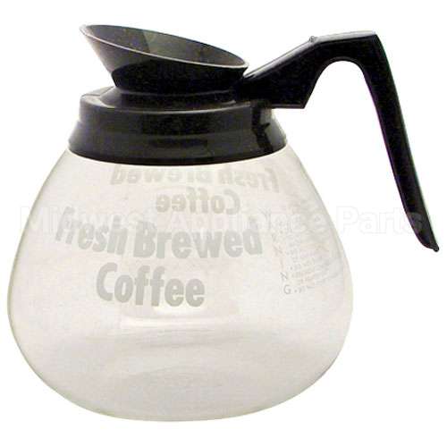 98005 Compatible Grindmaster Decanter Glass 64Ozblack