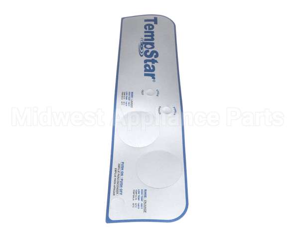 9905-002-31-84 Jackson Decal, Control Box Temp Gp