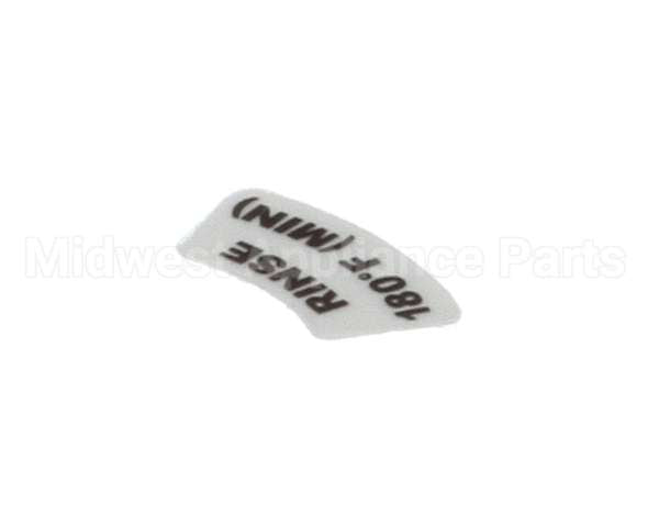 9905-002-97-62 Jackson Decal, Rinse 180F (Min)