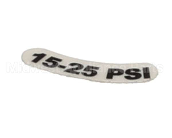 9905-002-97-74 Jackson Decal, 15-25 Psi