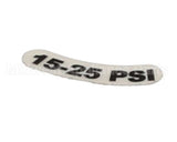 9905-002-97-74 Jackson Decal, 15-25 Psi