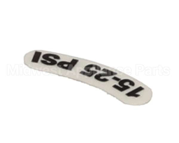 9905-002-97-74 Jackson Decal, 15-25 Psi