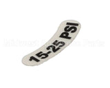 9905-002-97-74 Jackson Decal, 15-25 Psi