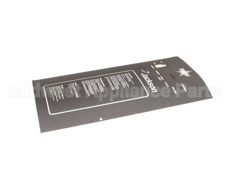 9905-021-64-41 Jackson Decal, Control Box Tempstar