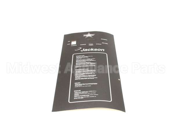 9905-021-64-41 Jackson Decal, Control Box Tempstar