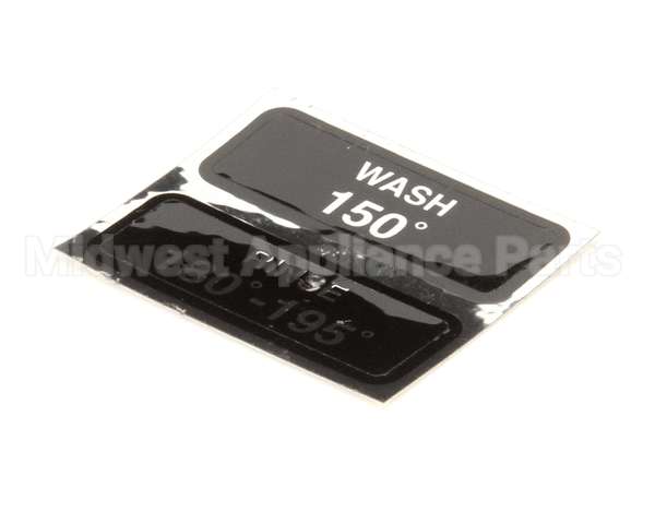 9905-100-43-21 Jackson Decal, Wash And Rinse Temperature