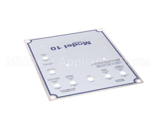9905-500-07-10 Jackson A-Panel, Control Decal W/Overload