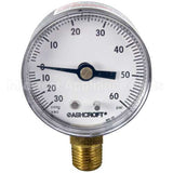 99156 Compatible Groen Pressuregauge, Dual