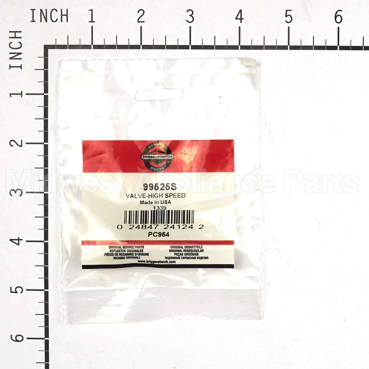99525S Briggs & Stratton Valve-High Speed