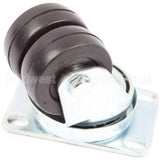 99641 Compatible Silver King Caster Plate 2 Wh/2 7/8 Th