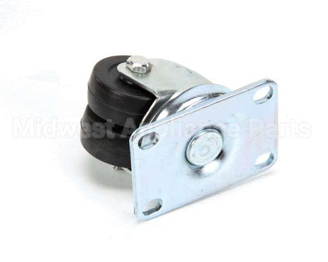 99641 Silver King Caster Plate 2 In Wh/2 7/8 In Th