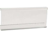 9990CL Compatible Intermetro Marker, Shelf, 3X1-1/4", Clear