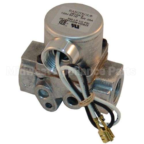 00-411497-000F6 Compatible Vulcan Solenoid Gas Valve 1/2" 120V