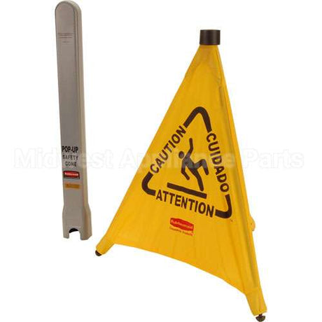 9S00 Compatible Rubbermaid Yl Pop Up Wet Floor Sign