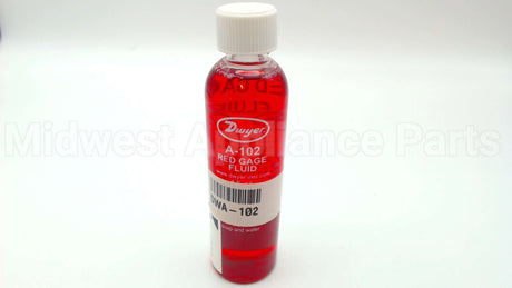 A-102 Dwyer Instruments 4Oz Bottle, Red Gage Oil