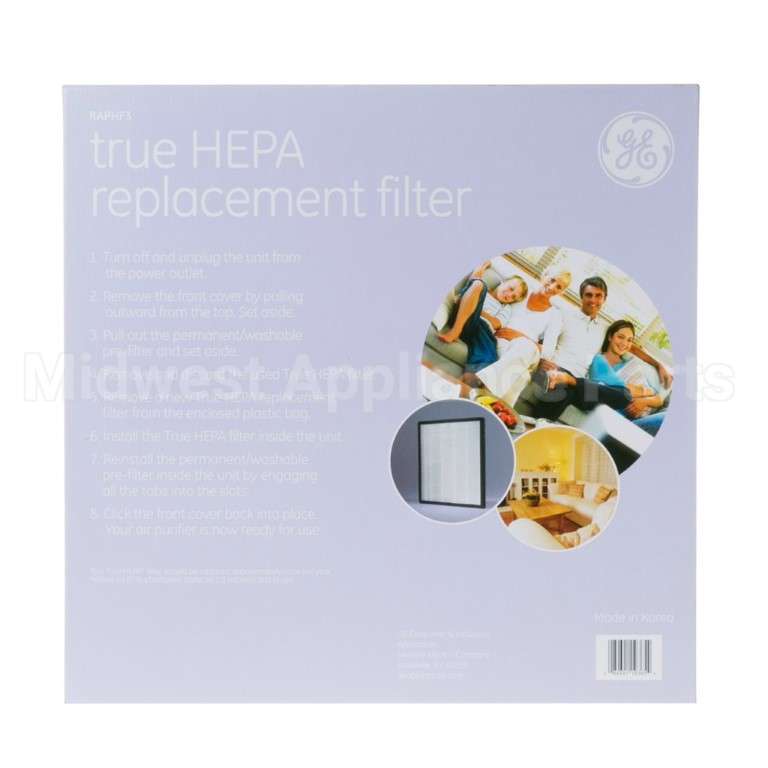 WK85X10017 GE Filter Hepa