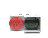 A16226A Biro Grn/Red Switch Btn Assem. W/Spring